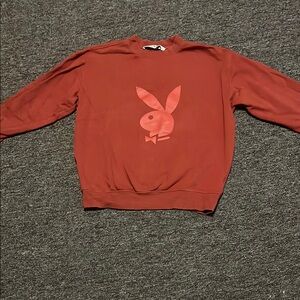 Playboy Red Sweatshirt with Logo
